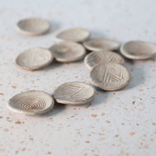 Artist Choice Tiny Dishes in Cream