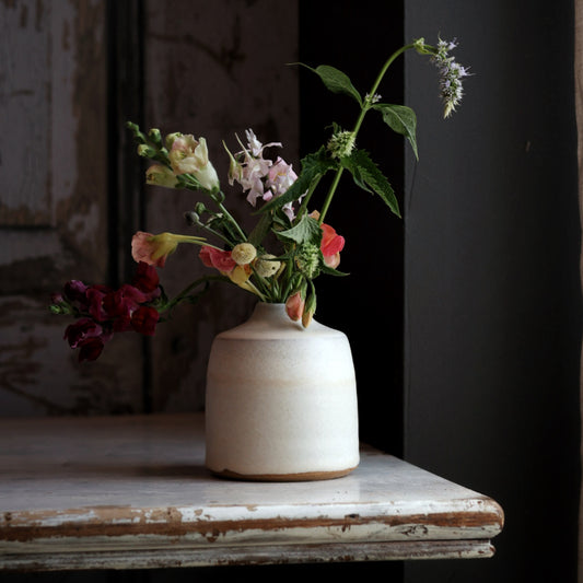 Artist Choice Small Vase in Cream