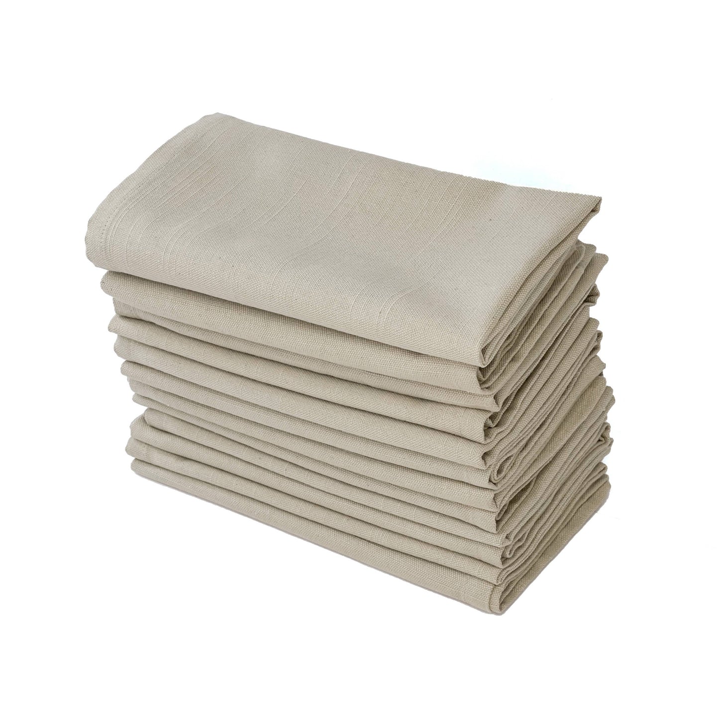 Beige Textured Cotton Napkin