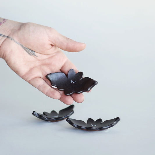 Black Bat Trinket Dish