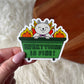 "Everything is fine!" Cat Dumpster Fire Sticker