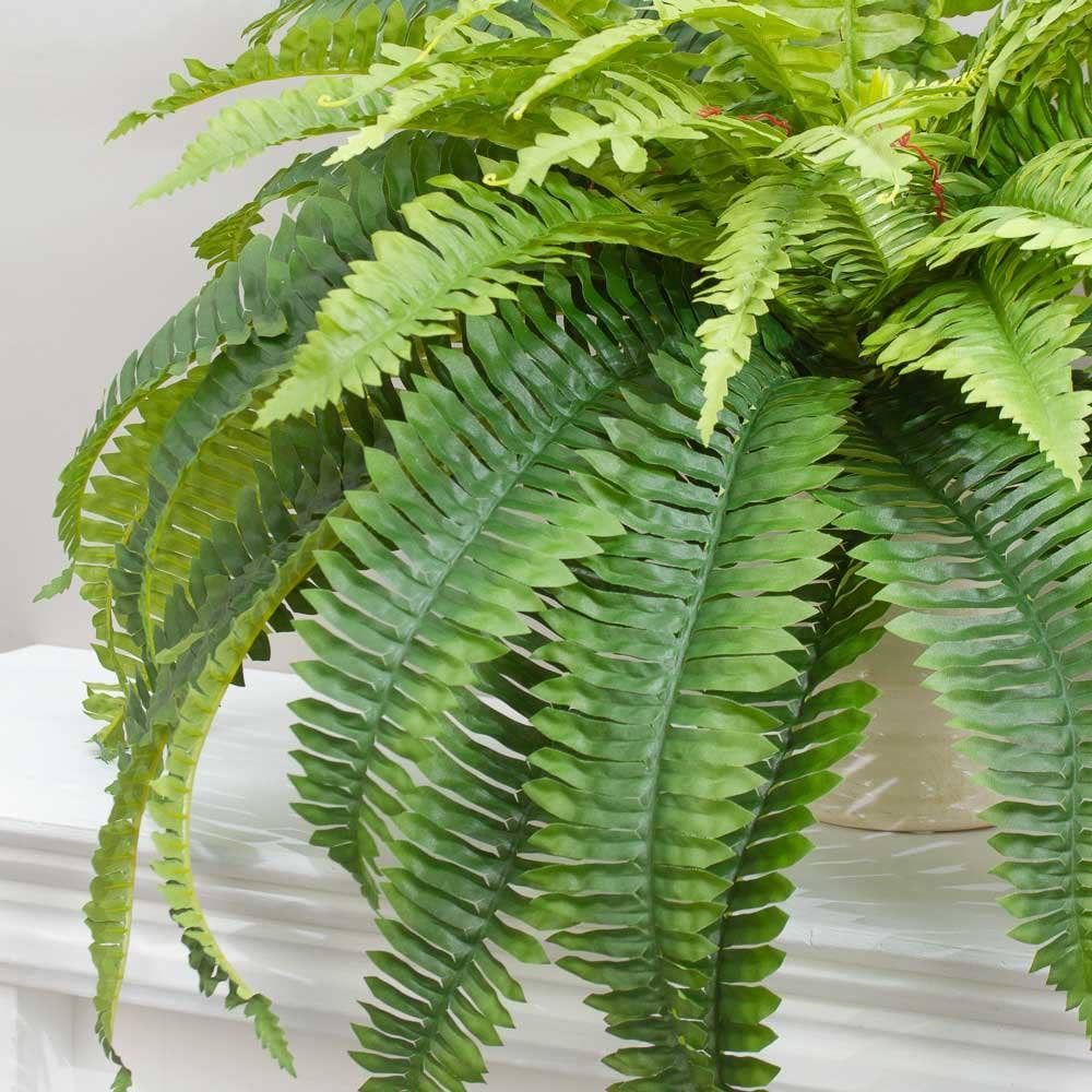 26" Natural Look Artificial Boston Fern Bush