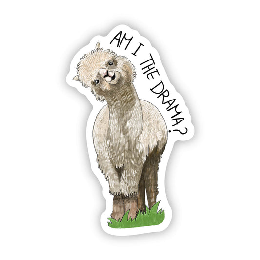 Am I The Drama? Llama Sticker