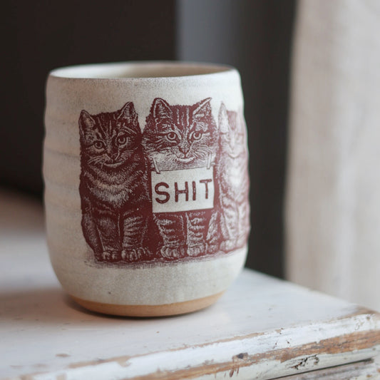 Shitten Everyday Tumbler in Cream