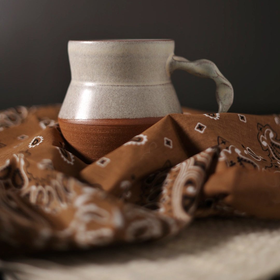 Mocha Paisley Bandana