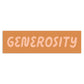Generosity Sticker Worthwhile Paper 