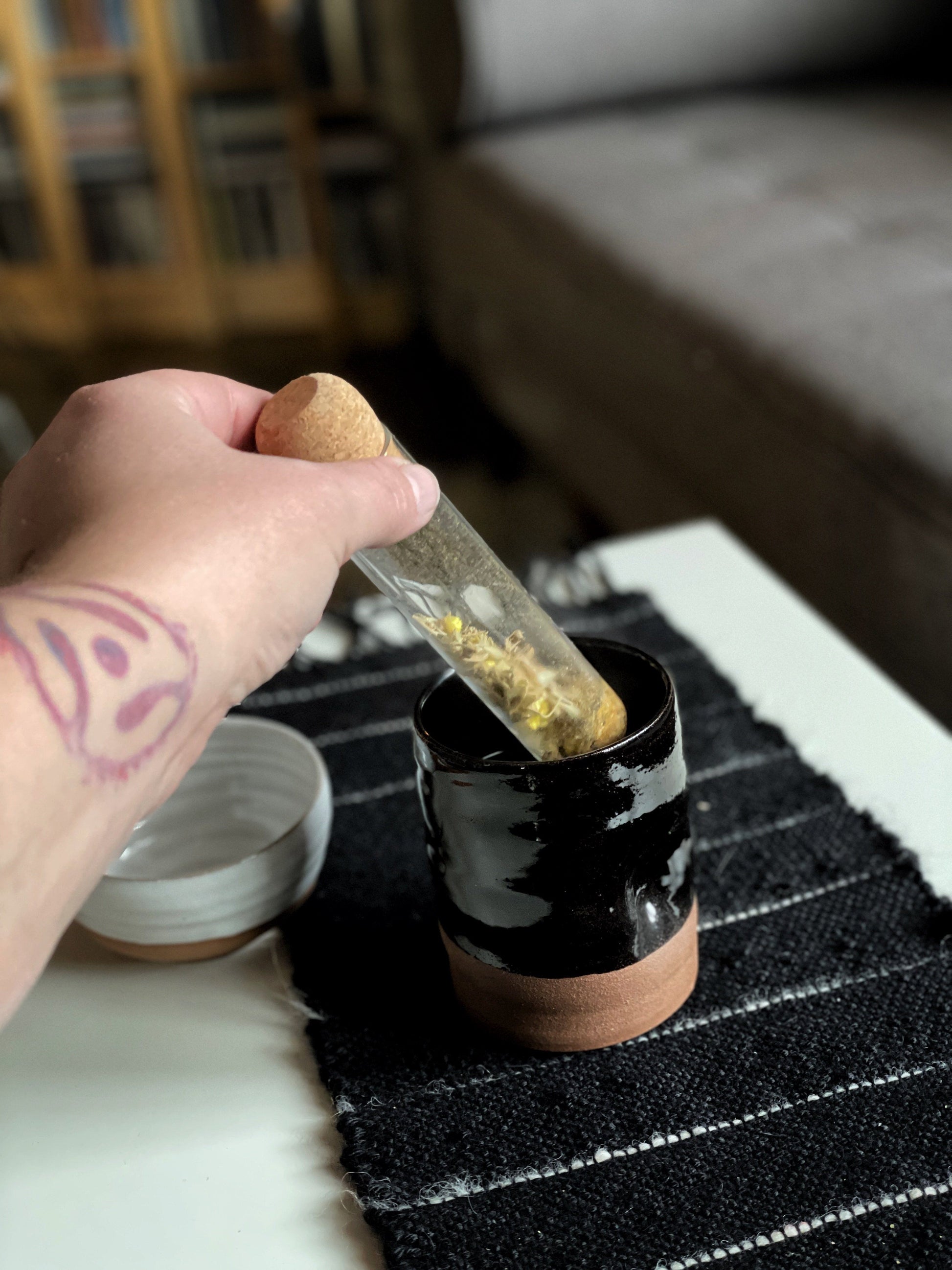 Glass Tea Steeper Rebecca Graves Pottery 