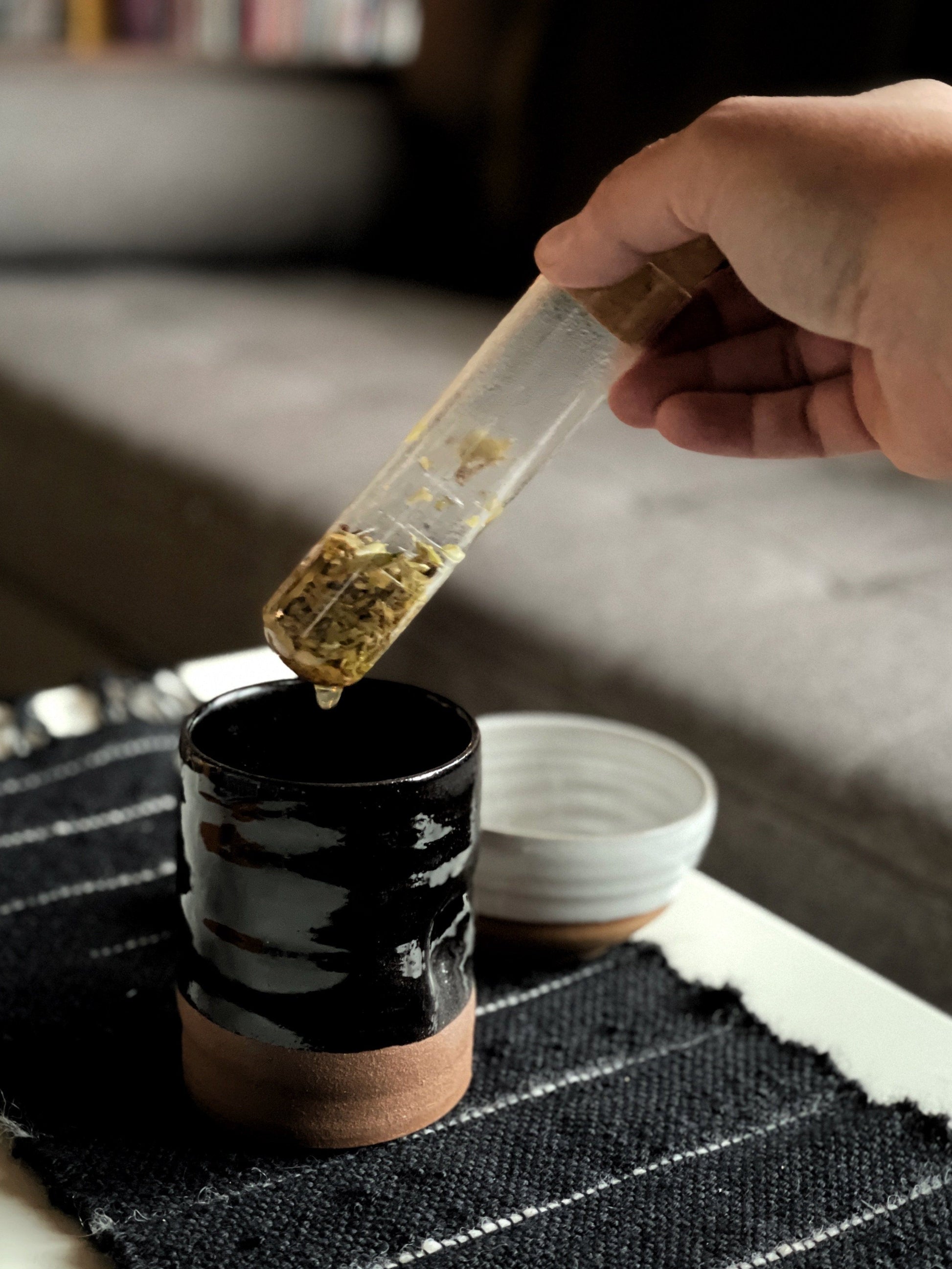 Glass Tea Steeper Rebecca Graves Pottery 