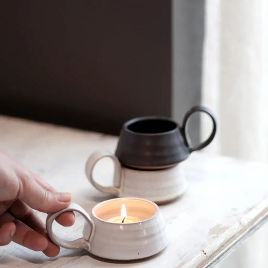 Tea Lite Candle Holder in 3 Color Options