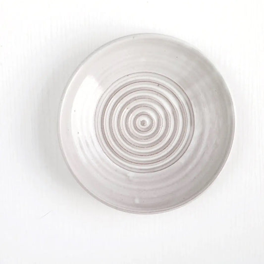 Garlic Plate in White