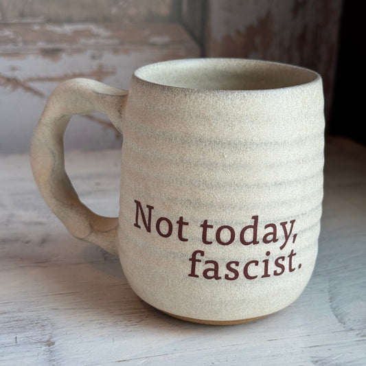 Not Today Fasc*st | Everyday Tumbler or Companion Mug