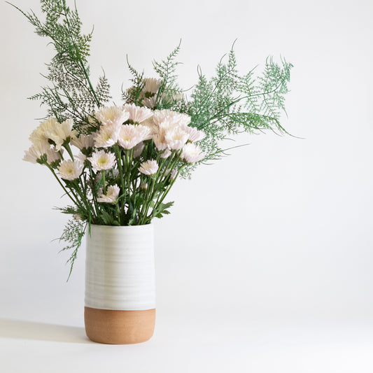 Large Cylinder Vase Gravesco Pottery 