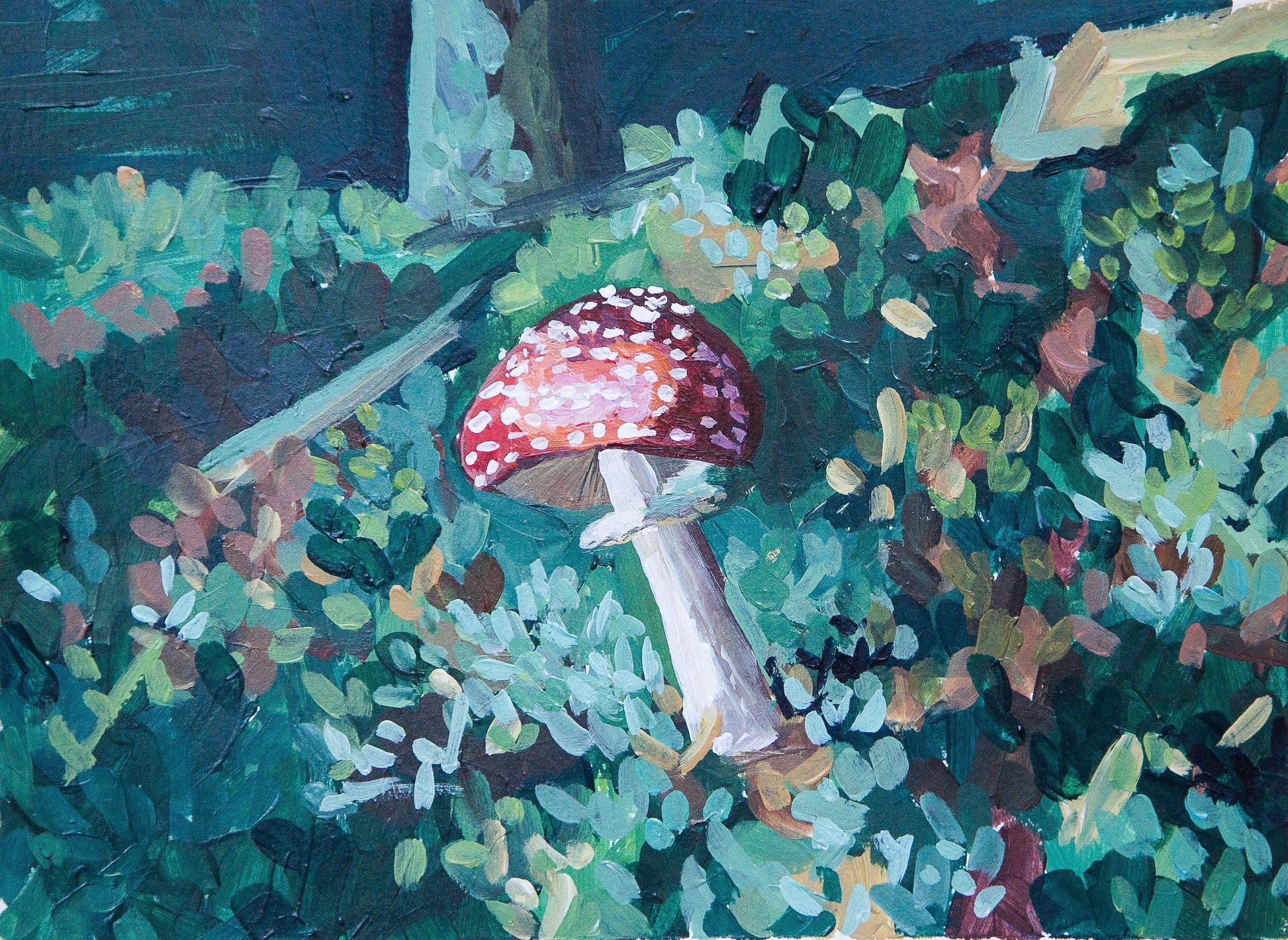 Print, Home Décor, Fine Art, Artwork - Amanita Muscaria Eliza Marie Art 