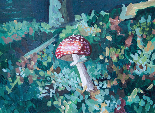 Print, Home Décor, Fine Art, Artwork - Amanita Muscaria Eliza Marie Art 
