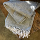 Solid Light Gray Handwoven Blanket Blankets West Path 