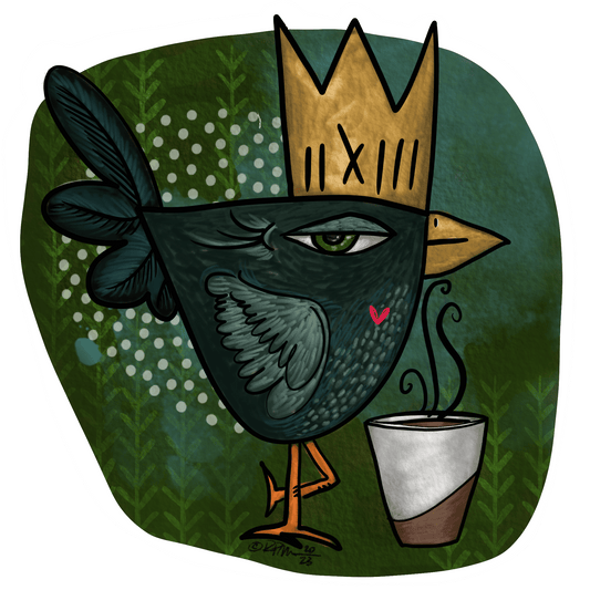 Early Bird 3 inch sticker Gravesco